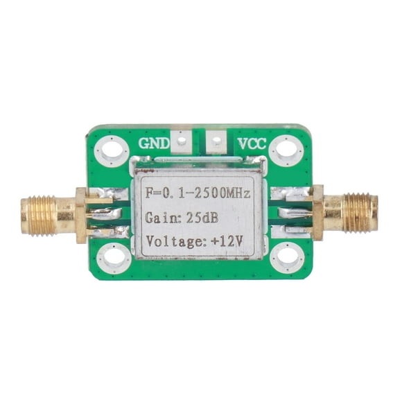 Fugacal RF Module,RF WideBand 0.1‑2500MHz 12V 45mA 25dB High Gain Low Noise SMA‑K Female LNA ,RF