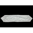 thumbnail image 2 of Northlight 72" White Iridescent Swirl Sequined Christmas Table Runner, 2 of 2
