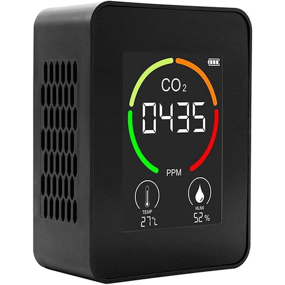CO2 Detector Portable Gas Concentration Detection Air Temperature Humidity Equipment Sensor Accurate Digital Display Detector