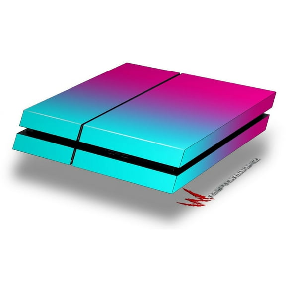 Smooth Fades Neon Teal Hot Pink - Decal Style Skin fits original PS4 Gaming Console by WraptorSkinz