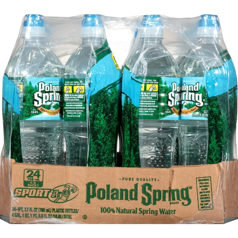 Poland Spring Water - Flip Top Bottles