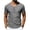 Dark Gray, variant on Bxsruta Men's Casual Ribbed Henley Short Sleeve V Neck Cotton Slim Fit Muscle T Shirt