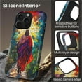 thumbnail image 5 of FKBRCL4U for iPhone 15 Pro Max Compatible with Magsafe Case Jesus Walking Colorful Stained Glass Pattern for Girl Boy Full Body Magnetic Design Soft Silicone Protection, 5 of 7