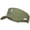 Olive, variant on Dalmatian Head Embroidered Pro Style Cotton Washed Visor - Olive OSFM