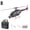 Police paint scheme - 1 Battery, variant on C138 Bell206 Police-Themed RC Helicopter with 6-Axis Gyro, 1/33 Scale 2.4G 6CH Single Rotor Flybarless 3D Flips RC Helicopter with Altitude Hold & Optical Flow Positioning