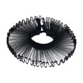 thumbnail image 2 of Sharprepublic Elizabethan Clown Neck Ruffle Comfortable Ruffled Collars for Halloween Medieval Black, 2 of 8