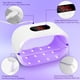 thumbnail image 4 of Luz UV para Resina, Luz UV Lateral con Linterna UV, Temporizador de 3 Velocidades, Pantalla Digital, Lámpara de Curado Rápido de 36 W para Manualidades., 4 of 5