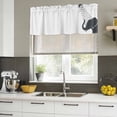 thumbnail image 5 of 2 Pack Valances for Windows, Elephants Showering Window Valances for Living Room/Bedroom/Bathroom, Modern Abstract Art Funny Animals Light Filtering Kitchen Curtain Valance 42"W x18" L, 5 of 9