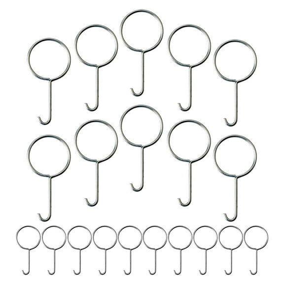 Soimiss 20pcs Shower Drain Cover Removal Tool with Silver Handle for Easy Unclogging and Maintenance