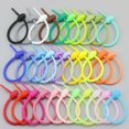 thumbnail image 4 of LEEYNEER OFFIGAM 2Pcs Durable Plastic Embroidery Hoops Imitation Wood for Cross Stitch and Quilting, 4 of 6