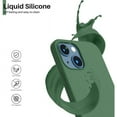 thumbnail image 7 of Entronix Silicone Soft Case Designed for iPhone 14 Shockproof Durable Slim Fit, Green, 7 of 7