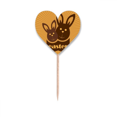 thumbnail image 1 of Easter  Festival Brown Bunny Pattern Toothpick Flags Heart Lable Cupcake Picks, 1 of 3