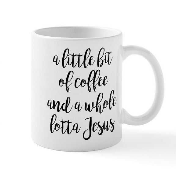 CafePress - A Little Bit Of Coffee And A Who - 11 oz Ceramic Mug - Novelty Coffee Tea Cup