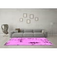 thumbnail image 3 of Ahgly Company Indoor Rectangle Abstract Pink Modern Area Rugs, 6' x 9', 3 of 4