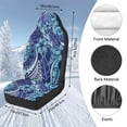 thumbnail image 7 of Uorisanigo Car Front Seat Covers Washable Blue Floral Polynesian Tattoo Auto Driver Seat Covers Universal Auto Cover Fit for Cars SUV Truck, 2Pcs/Set, 7 of 7