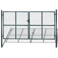 thumbnail image 1 of vidaXL Double Door Fence Gate Powder-Coated Steel, 1 of 5