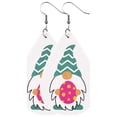 thumbnail image 2 of Teissuly Woman Holiday Memorial Jewelry Gift Hooded Dwarf Easter Bunny Earrings Teissuly WER202401222538, 2 of 2