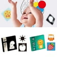 thumbnail image 2 of Sensory Toy Cards Black White Contrast Baby Card Flashcards Toddler for Visual Stimulation and Brains Development, 2 of 8