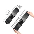 thumbnail image 4 of Fuzoiu Black Spiders Print Adult Socks, Crew Moisture-wicking Socks, Unisex Cushion Crew Socks,Casual Sports Ankle Socks, 4 of 7