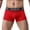 Red, variant on GHSOHS Mens Underwear Briefs Fashion Letter Print Flex Waistband Shorts Large Size Comfort Comfort Briefs Underpants M Red