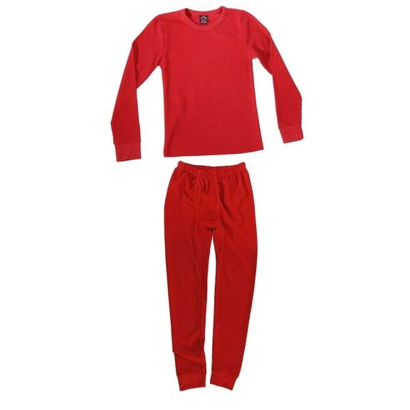 At The Buzzer Thermal Underwear Set for Boys (Red, 8)