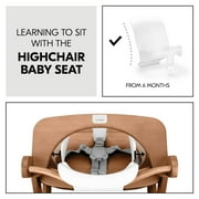 hauck Alpha+ Adjustable Wooden High Chair Set, Walnut