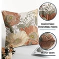 thumbnail image 6 of Vintage Flowers Pillow Covers 18x18 Inch Set of 2 Rust Orange Yellow Floral Leaves Decorative Square Throw Pillows For Couch Rustic Pillow Cases Home Decor For Sofa Bed Porch Living Room Outdoor, 6 of 6