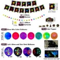 225 Pieces Glow Neon Party Supplies Neon Balloon, Glow in the Dark