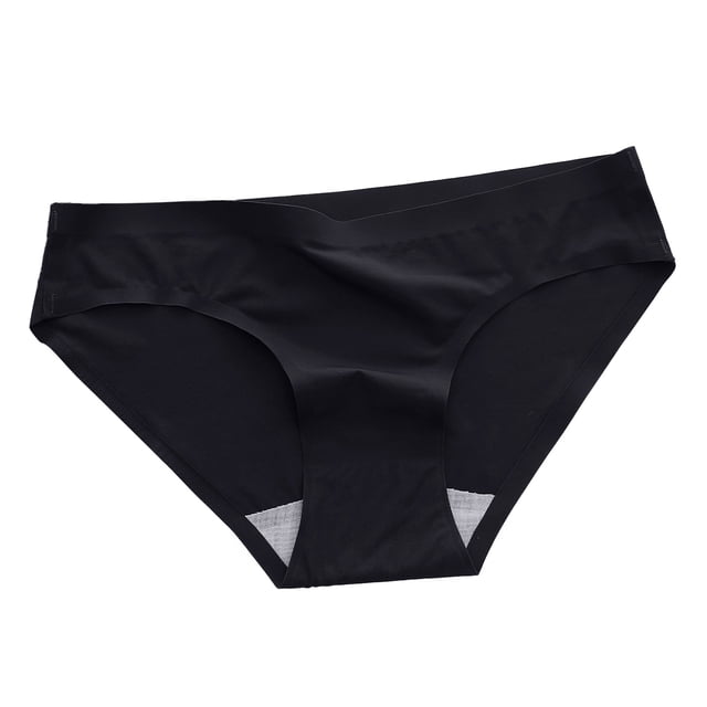 B91xZ Culottes Bikini Classiques en Coton pour Femmes, Évacuation de l'Humidité, Noir TG