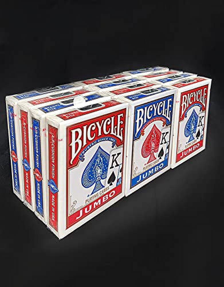 Bicycle Standard Playing Card Decks, Red Blue, 12 Pack
