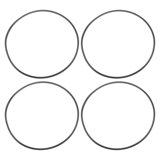 HONMEET Flexible Black Rubber Rings for Bar… product image
