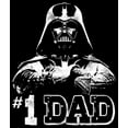 thumbnail image 2 of Men's Star Wars Darth Vader #1 Dad  Sweatshirt Black 3X Large, 2 of 4