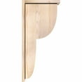 thumbnail image 3 of 7 1/2"W x 14"D x 30"H Crestline Smooth Corbel w/Backplate, Douglas Fir, 3 of 9