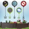 thumbnail image 3 of Machrus Ogrow 39” Square Raised Garden Bed Wicker Design with Premium Canopy Cover, 3 of 3