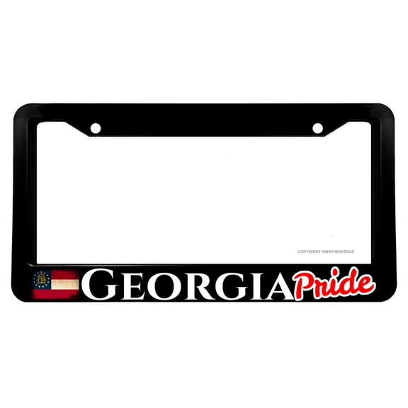 Georgia Pride Love Vintage Style Car Truck License Plate Frame