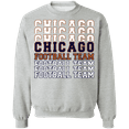 thumbnail image 2 of Chicago Football Team Stacked Crewneck Sweatshirt, 2 of 2