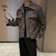 thumbnail image 5 of Abrigo vaquero para hombre, nuevo en otoño, moderno, original, de alta calidad, chaquetas vaqueras para hombre, diseño holgado, precio bajo, informal, entrega rápida, 5 of 5