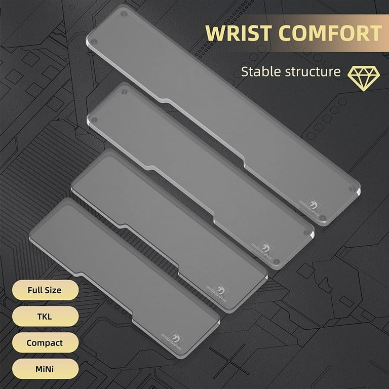 SELORSS Acrylic Keyboard Wrist Rest - TENKEYLESS (TKL)80% Keyboard