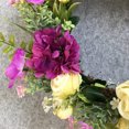 thumbnail image 4 of Artificial Rose Flower Wreath Silk Hydrangea Spring Garland for The Front Door Wall Hanging Window Wedding Party Decor, 4 of 5