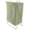 thumbnail image 1 of Large Capacity Laundry Basket Foldable with Cotton Linen Fabric, Iron Frame for Dirty Clothes Storage, 1 of 8