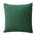 thumbnail image 2 of Corduroy Pillow Cover – Decorative Throw Cushion Case | Soft Polyester, Hidden Zipper, Boho Accent | Gray, Orange, Wine, Navy, Green, Light Blue | 17.7x17.7 in, 2 of 6