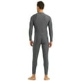 thumbnail image 3 of Sxiwei Mens Full Body Leotard Bodysuit Athletic Unitard Footless Zentai Catsuit Sports Dance Wear Grey 2XL, 3 of 7