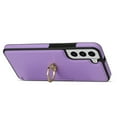 thumbnail image 6 of Allytech Galaxy S21 Case Cover Wallet, PU Leather with Ring Holder Stand Protective Shockproof Slim Fit Shell Phone Case Cover for Samsung Galaxy S21 - Purple, 6 of 8