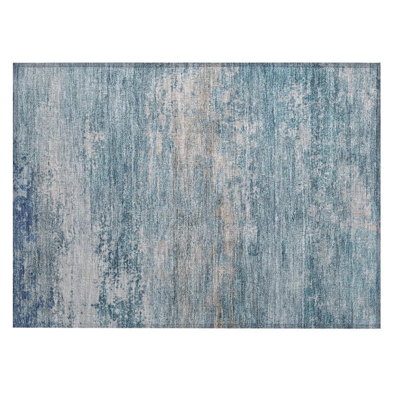 Dalyn Rugs Machine Washable Indoor/Outdoor Chantille ACN2071 Sky 1'8" x 2'6" Rug