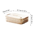 thumbnail image 7 of Cooked Meat Containers For Refrigerators 1 4 Layer B Acon Storage Containers Food Storage Boxes Detachable B Acon Insulation Refrigerators (milk White Coffee Color) High-quality, 7 of 7