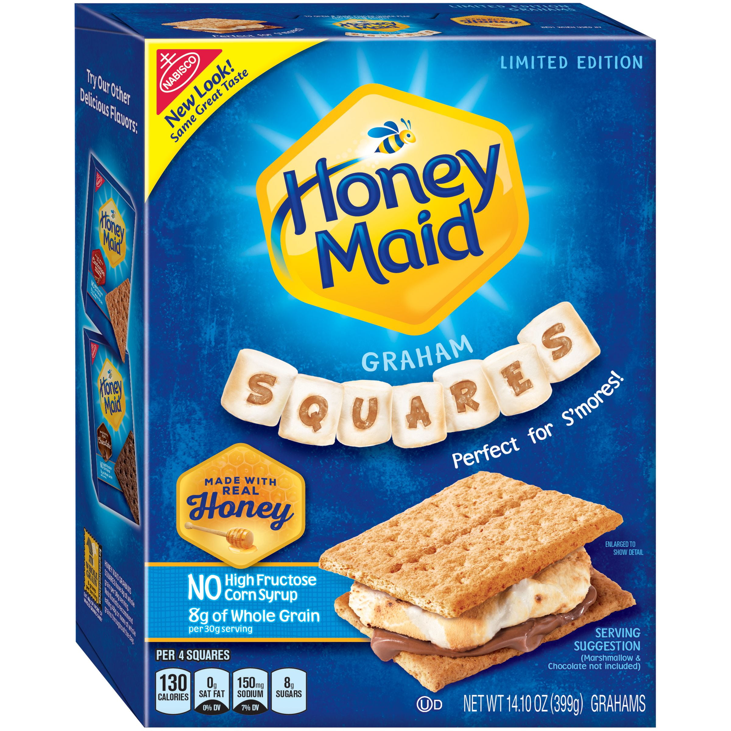Nabisco Honey Maid Grahams Squares, 14.1 Oz.