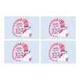 thumbnail image 2 of MKHERT Merry Christmas and Happy Year Funny Snowman with Gifts Placemats Table Mats for Dining Room Kitchen Table Decoration 12x18 inch,Set of 4, 2 of 4
