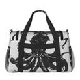 thumbnail image 3 of Hirioo Abstract Ink Octopus Hand Travel Bag for Men Women,Durable and Spacious Travel Bag with Multiple Pockets for Work, Travel, Weekend Getaways, 3 of 8