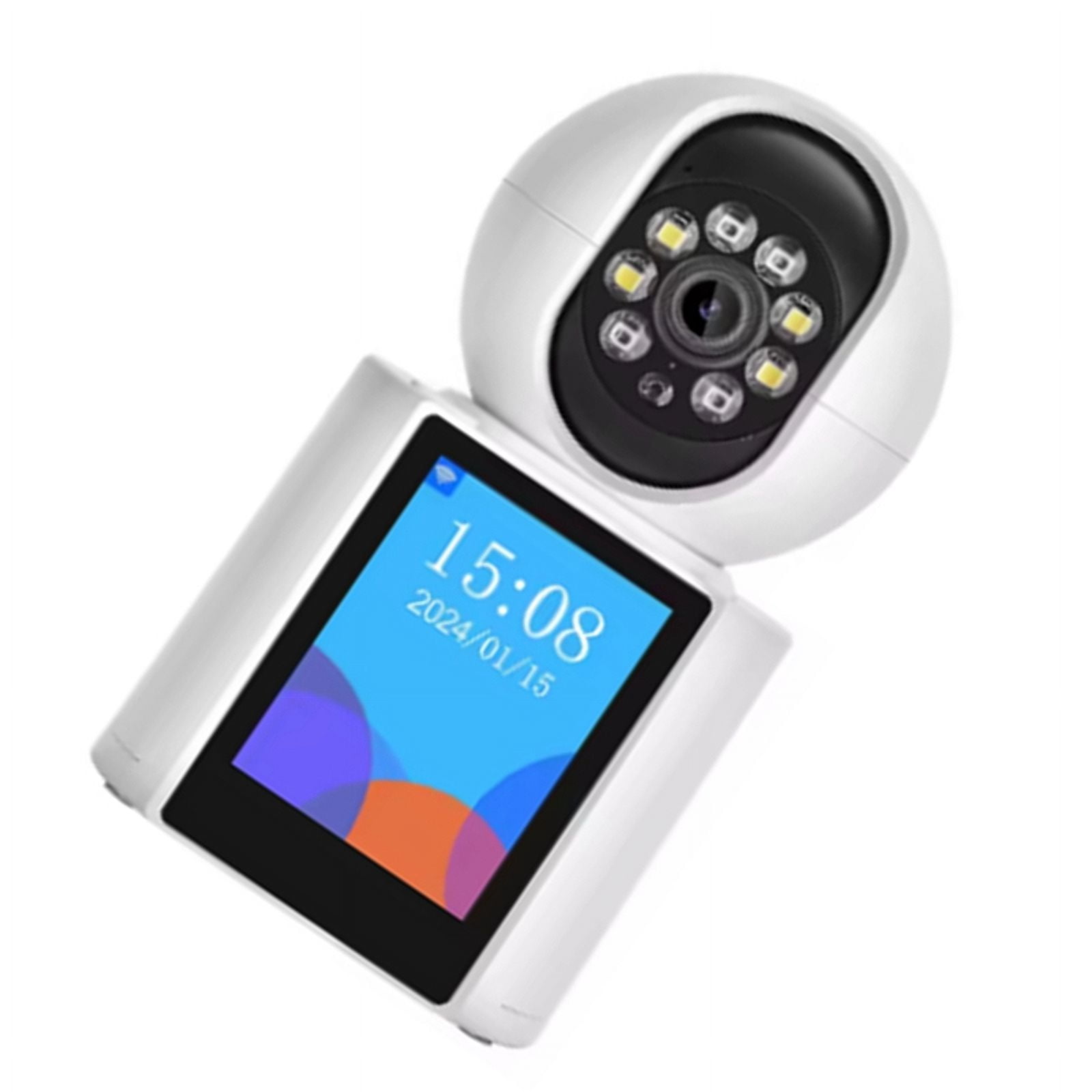 Video Intercom Camera 2MP WIFI IP Camera Baby Monitor 2.8in Screen Smart Home Wifi Camera Auto Tracking CCTV Cam US Plug