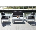 thumbnail image 5 of Safavieh Nason 4 Piece Contemporary Outdoor Living Set, 5 of 6